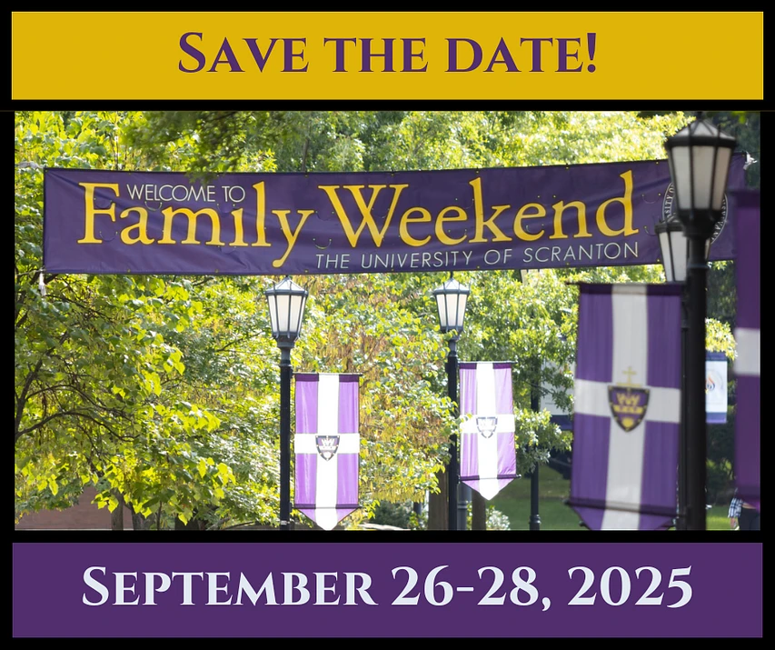 Logo for Family Weekend 2025!